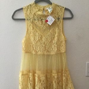 Esley, Yellow,  Collar, Size S